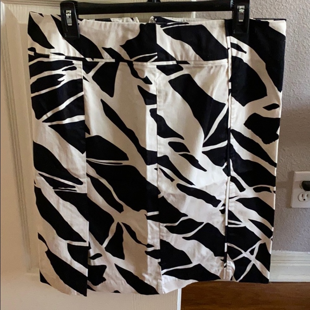 Black and white skirt